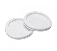 sourcing map Rubber Grommet Mount Dia 66mm Round Double-Sided for Wire Protection White Pack of 4