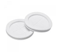 sourcing map Rubber Grommet Mount Dia 70mm Round Double-Sided for Wire Protection White Pack of 4