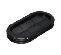sourcing map Rubber Grommet Mount Size 110 x 50 mm Oval Double-Sided for Wire Protection 5pcs