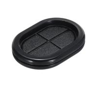 sourcing map Rubber Grommet Mount Size 40 x 25 mm Oval Double-Sided for Wire Seal Protection 4pcs