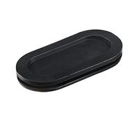 sourcing map Rubber Grommet Mount Size 55 x 25 mm Oval Double-Sided for Wire Protection Pack of 8