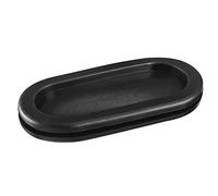 sourcing map Rubber Grommet Mount Size 70 x 30 mm Oval Double-Sided for Wire Protection Pack of 8