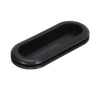 sourcing map Rubber Grommet Mount Size 75 x 25 mm Oval Double-Sided for Wire Protection 10pcs