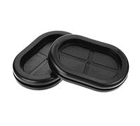 sourcing map Rubber Grommet Oval Double-Sided Mount Size 40 x 25 mm for Wire Protection 4pcs