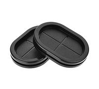 sourcing map Rubber Grommet Oval Double-Sided Mount Size 75 x 50 mm for Wire Protection 4pcs