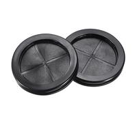 sourcing map Rubber Grommet Round Double-Sided Mount Dia 80 mm ID 70 mm for Wire Protection 10pcs
