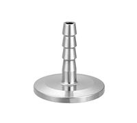 sourcing map Rubber Hose Barb Adapter, KF25 Flange to 8mm 304 Stainless Steel for Vacuum