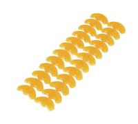 sourcing map Rubber Nonslip Shoes Sole Saver Heel Plate Tips Repair 24pcs Brown