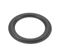 sourcing map Rubber Speaker Foam Edge Surround Rings 6.5 Inch 102mm x 155mm Perforated Subwoofer Rings Replacement Parts for Speaker Repair or DIY Blue Gray
