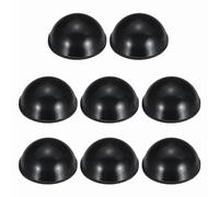sourcing map Rubber Speaker Isolation Feet,0.63"x0.31" Black Anti-Vibration Base Pad with Adhesive Amplifier Stand Feet Mat for Turntable, Subwoofer, Monitors, Pack of 8