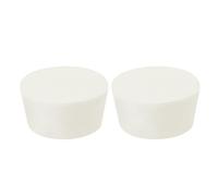 sourcing map Rubber Tapered Plug 74mm to 87mm Solid Test Tubes Bungs Stopper White for Lab Home 2 Pieces