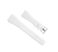 sourcing map Rubber Watch Band 20mm Width, Unique Design Replacement Waterproof Silicone Watch Strap for Smart Watch Men & Women, White