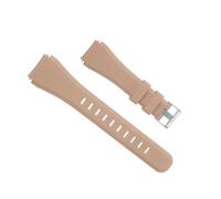 sourcing map Rubber Watch Band 22mm Width, Unique Design Replacement Silicone Watch Strap for Gear S2 S3 S4 and GT/Smart Watch, Light Brown