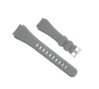 sourcing map Rubber Watch Band 22mm Width, Unique Design Replacement Silicone Watch Strap for Gear S2 S3 S4 and GT/Smart Watch, Grey