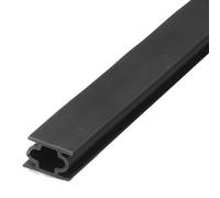 sourcing map Rubber Weather Stripping Door Seal Strips, 15m D-Shaped Draught Excluder for Door Window Frame, Self Adhesive Waterproof Weather Sealing Strip for 6 to 7.5mm Gap, Black