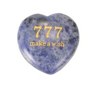 sourcing map Rune Stones Set with Engraved Elder Futhark Alphabet, Blue Veins Stone Crystals Heart Stones Love Balancing Meditation Massage Gift Palm Worry Stones for Anxiety Relief