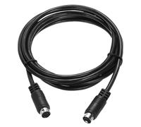 sourcing map S Video Cable 6.6ft, Mini DIN 9 Pin S-Video Cable Male to Male Gold Plated Connector Transfer for TV Receiver Monitor S-VHS VCR DVD