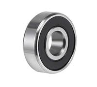 sourcing map S607-2RS Stainless Steel Ball Bearing 7x19x6mm Double Sealed 607RS Bearings 1-Pack