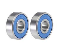 sourcing map S608-2RS Deep Groove Ball Bearings 8mm x 22mm x 7mm Double Sealed 440C Stainless Steel 2pcs
