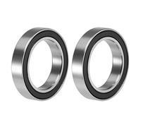 sourcing map S6805-2RS Deep Groove Ball Bearings 25mm x 37mm x 7mm Double Sealed 440C Stainless Steel 2pcs