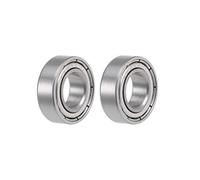 sourcing map S688ZZ Deep Groove Ball Bearings 8mm x 16mm x 5mm Double Shielded Stainless Steel 2pcs