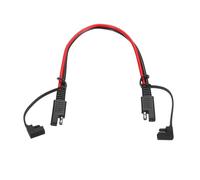 sourcing map SAE Extension Cable, 1FT 12 AWG Quick Disconnect SAE Connector Cable Wire Cord Harness with Dust Cap for Motorcycle Automotive Power Solar Panel Cars Boats
