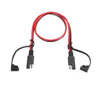 sourcing map SAE Extension Cable, 2FT 14 AWG Quick Disconnect SAE Connector Cable Wire Cord Harness with Dust Cap for Motorcycle Automotive Power Solar Panel Cars Boats