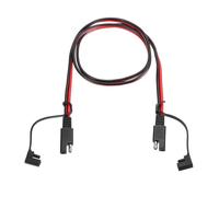 sourcing map SAE Extension Cable, 3FT 14 AWG Quick Disconnect SAE Connector Cable Wire Cord Harness with Dust Cap for Motorcycle Automotive Power Solar Panel Cars Boats