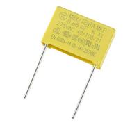sourcing map Safety Capacitors Polypropylene Film 0.68uF 275VAC X2 MKP 5 Pcs