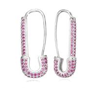 sourcing map Safety Pin Earrings, Hypoallergenic Paper Clip Stud Earring Punk Hoop Earrings for Women Men Personalized Fashion Jewelry Gifts