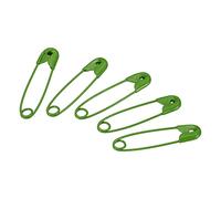 sourcing map Safety Pins 0.98 Inch Metal Small Sewing Pins for Blankets Skirts Crafts Brooch Making Green 100Pcs
