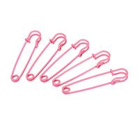 sourcing map Safety Pins 2.95 Inch Large Metal Sewing Pins for Blankets Skirts Crafts Brooch Making Pink 15Pcs
