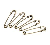 sourcing map Safety Pins 2.95 Inch Large Metal Sewing Pins for Blankets Skirts Crafts Brooch Making Bronze Tone 20Pcs