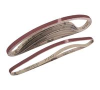 sourcing map Sanding 3/8-inch X 21-inch(9mm X 533mm) 240 Oxide 12pcs