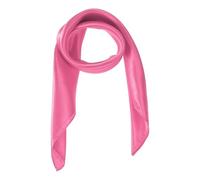sourcing map Satin Neck Square Scarf for Women Solid Color Silk Purse Scarf Lightweight Fashion Scarves Headband for Hair Handbag Accessories, Dark Pink