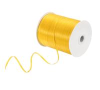 sourcing map Satin Ribbon, 1/8 Inch x 870 Yards Yellow Single Face Polyester Satin Ribbon for Gift Wrapping, Crafts, Wedding Party Decorations, Bow Making