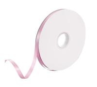 sourcing map Satin Ribbon, 3/8 Inch x 100 Yards Pink Double Face Polyester Satin Ribbon for Gift Wrapping, Crafts, Wedding Party Decorations, Bow Making