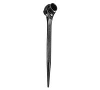 sourcing map Scaffolding Podger Ratchet Wrench 30mm x 32mm CR-V 12 Point Double Ended Socket Ratcheting Podger Scaffold Spud Spanner Tool for Auto Repair Mechanical Maintenance, Black