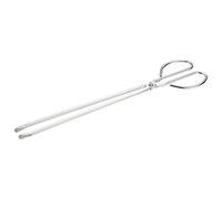 sourcing map Scissors Tong, 48cm Stainless Steel Fireplace Firewood Picker Barbecue Charcoal Pick Up Tool