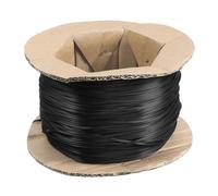 sourcing map Screen Spline, 0.12 Inch x 250 Ft Round Window Screen Repair Retainer Spline for Door Window Screens Replacement, Black 1 Roll