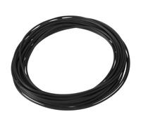 sourcing map Screen Spline, 0.12" x 25ft Round Window Screen Repair Retainer Spline for Door Window Screens Replacement, Black