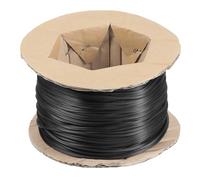 sourcing map Screen Spline, 0.14"x 250 Ft Round Window Screen Repair Retainer Spline for Door Window Screens Replacement, Black 1 Roll