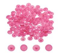 sourcing map Screw Caps, 108Pcs 12mm - Plastic Self-Tapping Screw Cap Covers, Decorative Cover Hole Plug for Diameter 7-8mm Flat Phillips Screw (Pink)