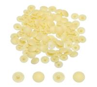 sourcing map Screw Caps, 158Pcs 12mm - Plastic Self-Tapping Screw Cap Covers, Decorative Cover Hole Plug for Diameter 7-8mm Flat Phillips Screw (Beige)
