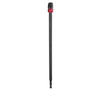 sourcing map Screwdriver Bit Holder 12 Inch CR-V Steel Torsion Impact Bit Holders Kits Quick Release Extension Adapter with 1/4 Inch Hex Shank for Industry Home Auto, Red Black