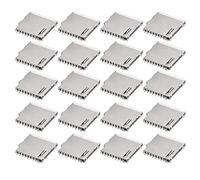 sourcing map SD Memory Card Socket Long Body 11 Pin PCB Mount Connector 20pcs