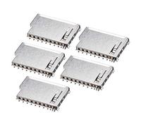 sourcing map SD Memory Card Socket Short Body 11 Pin PCB Mount Connector 5pcs