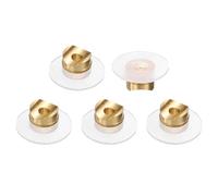 sourcing map Seal Tip Gaskets, Airless Paint Sprayer Replace Gaskets Seal Tip Gaskets Brass (Upgrade),5 Pcs