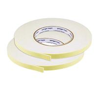 sourcing map Sealing Foam Tape 10mm Wide 1.5mm Thick 8m/26.25ft Long, EVA Self Adhesive Weather Strip for Window Door Insulation, Pack of 2