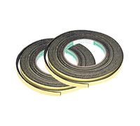 sourcing map Sealing Foam Tape 10mm Wide 2mm Thick 5m/16.4ft Long, Self Adhesive Weather Strip for Window Door Insulation, Pack of 2
